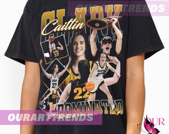 CCaitlliinn Cllaarkk T-shirt Basketball Player MVP Slam Dunk Merchandise Bootleg Vintage Graphic Tee Unisex Sweatshirt Hoodie Gift CCD1