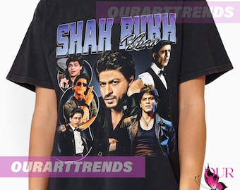 Shah Rukh Khan Actor Movie Drama Television Series Fans Gift T-shirt Vintage Retro Bootleg Graphic Tee Hoodie Sweatshirt Unisex OR229