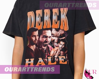 Limited Derek Hale Actor Movie Drama Television Series Fans Gift T-shirt Vintage Retro Bootleg Graphic Tee Hoodie Sweatshirt Unisex ARK075