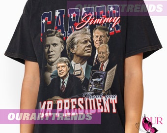 Jimmy Carter Actor Movie Drama Television Series Fans Gift T-shirt Retro Vintage Bootleg Graphic Tee Hoodie Sweatshirt Unisex JIMC1