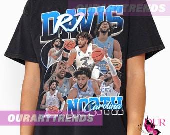 RJ Davis camiseta jugador de baloncesto MVP Slam Dunk Mercancía Bootleg Vintage Classic Graphic Tee Unisex Sudadera con capucha Regalo RJDV1