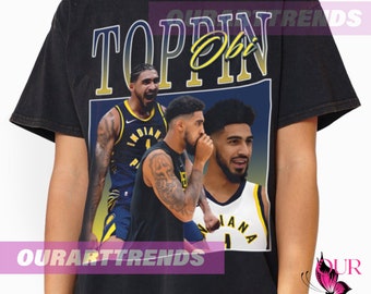 Obi Toppin Vintage T-shirt Basketball Player MVP Slam Dunk Merchandise Bootleg Classic Graphic Tee Unisex Sweatshirt Hoodie Gift PIN1