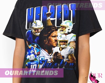 Justin Herbert Vintage 90s Homage Retro Classic Graphic Tee Bootleg Best Seller Unisex Sport Sweatshirt Hoodie Gift ARK141