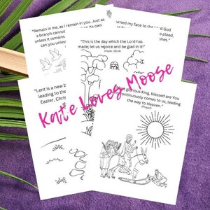 Nurture Faith and Fun with this Set of 5 Lenten Coloring Pages