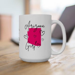 Chic and Personalized Arizona Mug - 15 Ounce Statement Mug