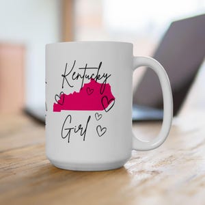 Chic and Personalized Kentucky Girl Mug - 15 Ounce Statement Mug