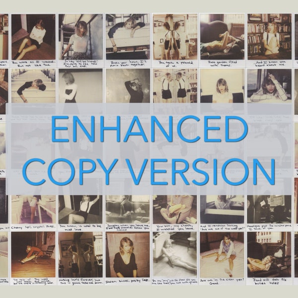 1989 65 Polaroids Files | Ready to Print | Taylor Swift | 1989 CD Polaroids | Taylor Swift Polaroids | 1989 Polaroids | ENCHANCED VERSION
