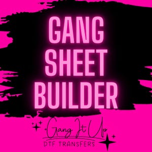Gang Sheet Builder, Gang Sheet, Ready To Press, Custom Gang Sheet, Fast Shipping, Heat Press Transfer, 24&quot; wide, Hot Peel, Vibrant Transfers