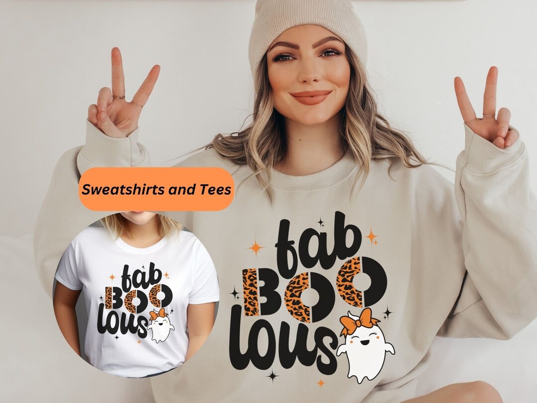 Cute Halloween Boo Sweatshirts, Funny Fabboolous Halloween Shirt, Hocus Pocus Shirts, Fall