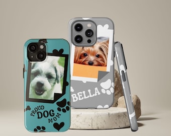 Custom Pet Phone Case Using Pet Photo and Name Custom Dog Phone Case Custom Cat Phone Case Personalized Phone Case Pet Memorial iPhone Gift