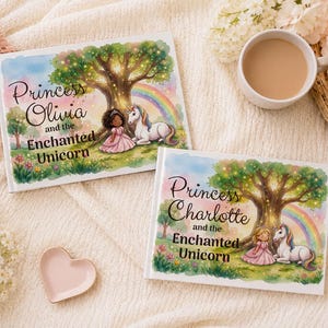 Personalized Princess Book for Girl, Custom Name Unicorn Kids Story Book, Personalized Childrens Book, Birthday Gift for Girl, Keepsake Gift