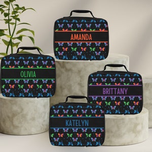 Personalized Lunch Bag, Lunchbox, Custom School Bag, Kid Gifts, Back To School Gift, School Supplies, Kids Lunch Box, Gifts for Kids, Travel