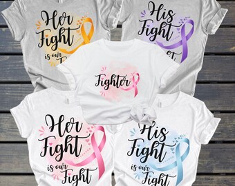 Custom Cancer Support Shirts, Breast Cancer TShirt, Support Squad Group Shirts, Cancer Fighter Tees, Prostate Colon Cancer Awareness Shirt