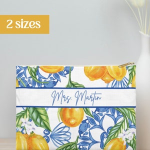 Personalized Teacher Gift Pencil Case, Personalized Pouch, End of Year Gift, Accessory Pouch, Back To School Teacher Gift, Custom Pouch Gift