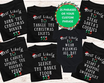 Christmas Matching Family Shirts, Funny Family Christmas T-Shirts, Holiday Matching Tee, Funny Christmas Shirts, Christmas Couple Shirts,