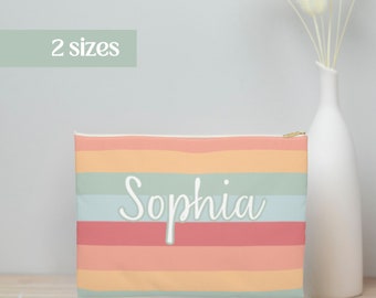 Cadeau personnalisé Étui à crayons, Cadeau étudiant, Cadeau enseignant, Cadeau enfant, Pochette à accessoires, Cadeau de rentrée scolaire pour enseignant, Cartable, Pochette à crayons