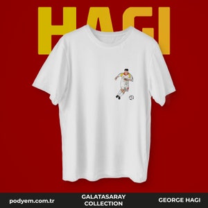 Gheorghe Hagi Oversize Tshirt, Galatasaray hagi, Gheorghe Hagi tee, football hagi tshirt