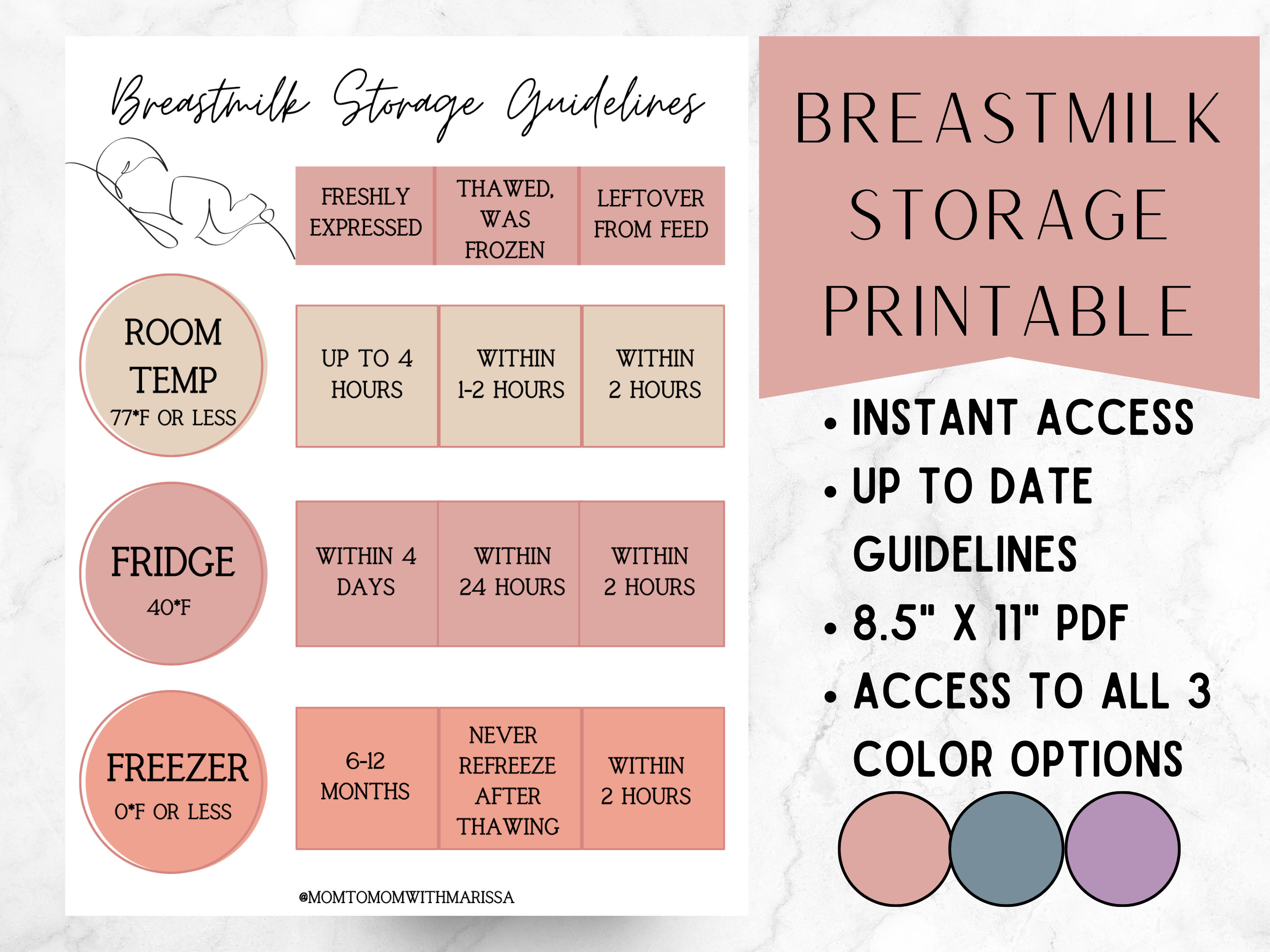 Breastmilk Storage Guidelines Printable Safe Milk Storage Download Breastmilk Storage Guidelines Printable Safe Milk Storage Download