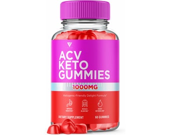 ACV Keto Gummies, Keto + ACV Gummies Apple Cider Vinegar Folate Vitamin Supplement 1000MG, ACV Keto Gummies