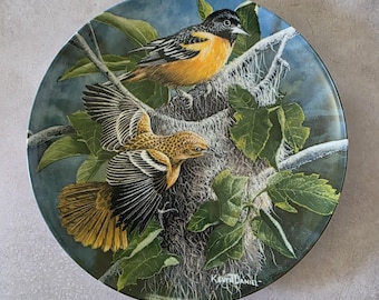 Birds of Your Garden Plates - Kevin Daniel - the Cardinal, the