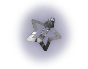 Silver Star Hairclip