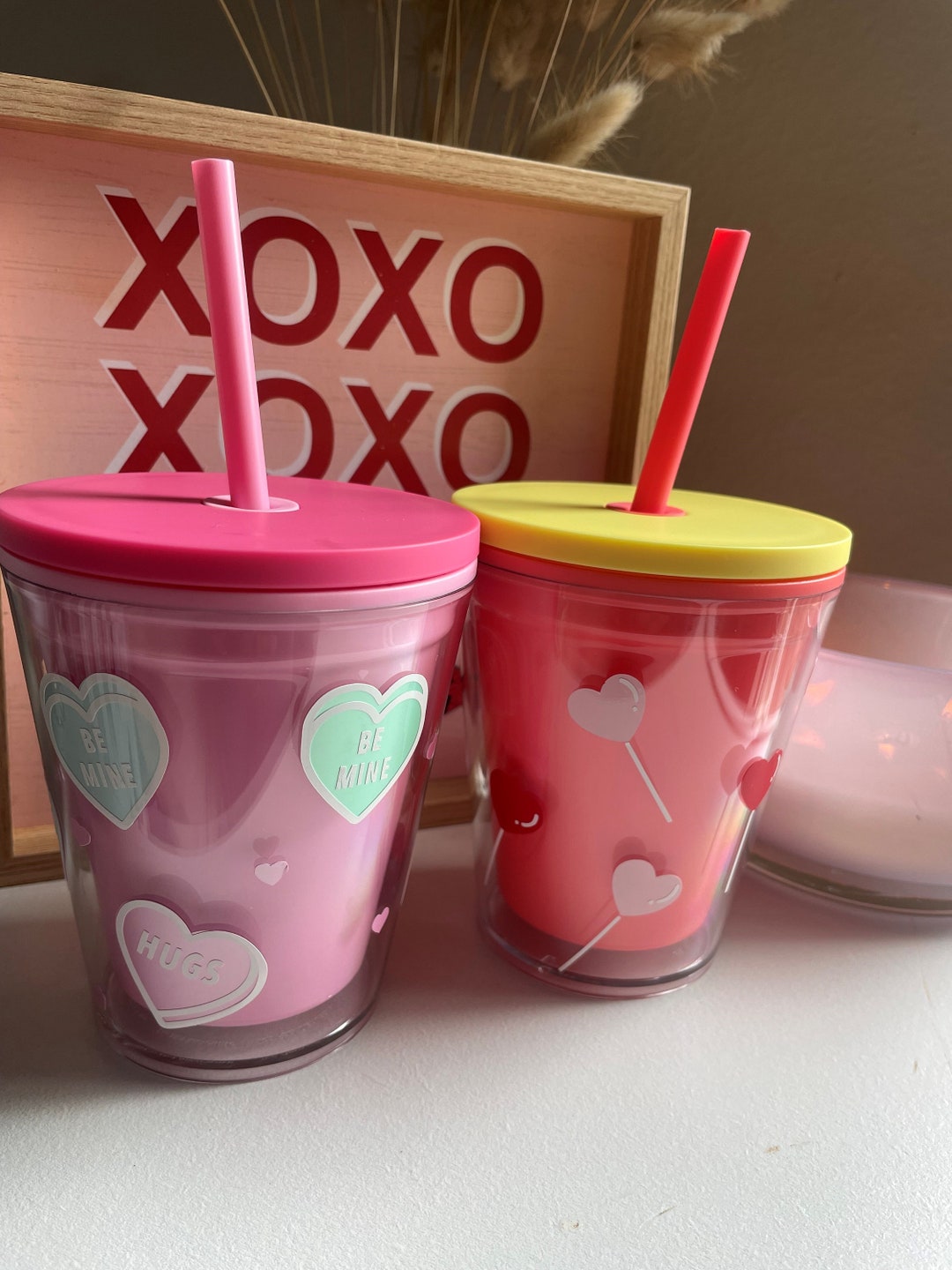 Personalized kids cups kids acrylic tumbler valentines tumbler kids