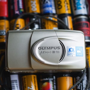 Olympus µ Mju III 3 Stylus Epic Compact Zoom Analog 35mm Point and Shoot Film Camera