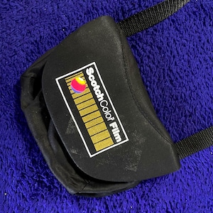 90er Jahre vintage Tasche und Kappe von Scotch Color Film für Fotografen oder Videofilmer