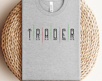 Shirt voor aandelenhandelaar: crypto-investeerder met ronde hals
