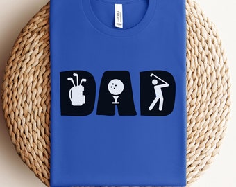 Dad Golf T-Shirt, Father's Day Gift, Unisex Jersey Tee