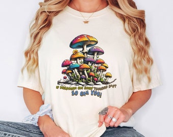 T-shirt Aesthetic Mushroom, Cottagecore Clothing