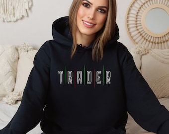 Felpa con cappuccio Stock Trader: regalo per investitori, giacca per trader di criptovalute