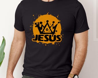 Camiseta Jesus é Rei: Roupas cristãs de rua, vestuário de fé