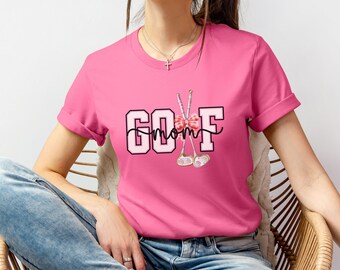 Golf Mom Shirt, T-Shirt im Coquette Style, Geschenk für Muttertag