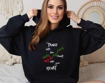Hoodie met kandelaargrafiek: cadeau voor beurshandelaar