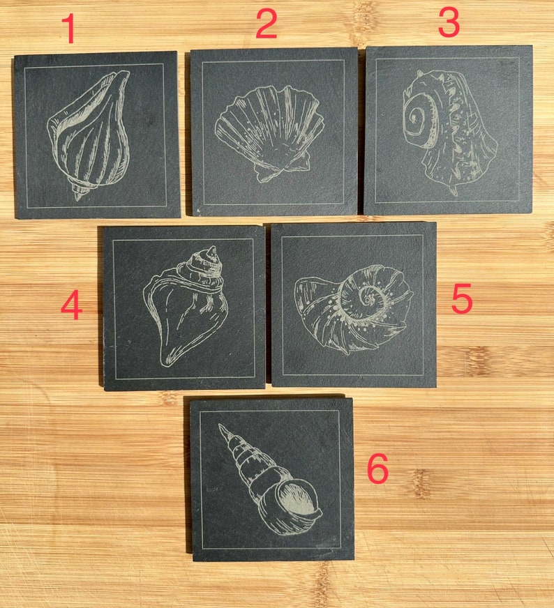 Seaside Slate coasters image 1