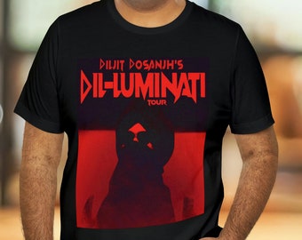 UNISEX Diljit Dosanjh 2024 Dil-Luminati Tour T-Shirt, Diljit T-Shirt, Diljit 2024 Concert Shirt, Punjabi TShirt, Fan favourite|Dilji shirt