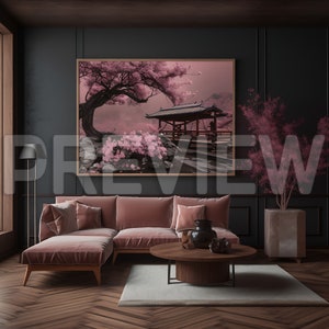 10 Frame Mockup Bundle Japandi Style , Digital Wall Art Mockup , Poster Mockup , Template Frame Art Mockup , PSD Frame Mockup , Mock Up