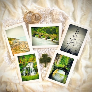Saint Patrick, Any Occasion Cards, Blank Inside, Celtic Waterways, Springtime, Original Photography, Set Of 5, Birthday, Thank You Cards