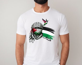 Free Palestine Shirt | Palestine Support  Shirt | Palestine Flag | Palestine keffiyeh shirt | Free Palestine T-shirt