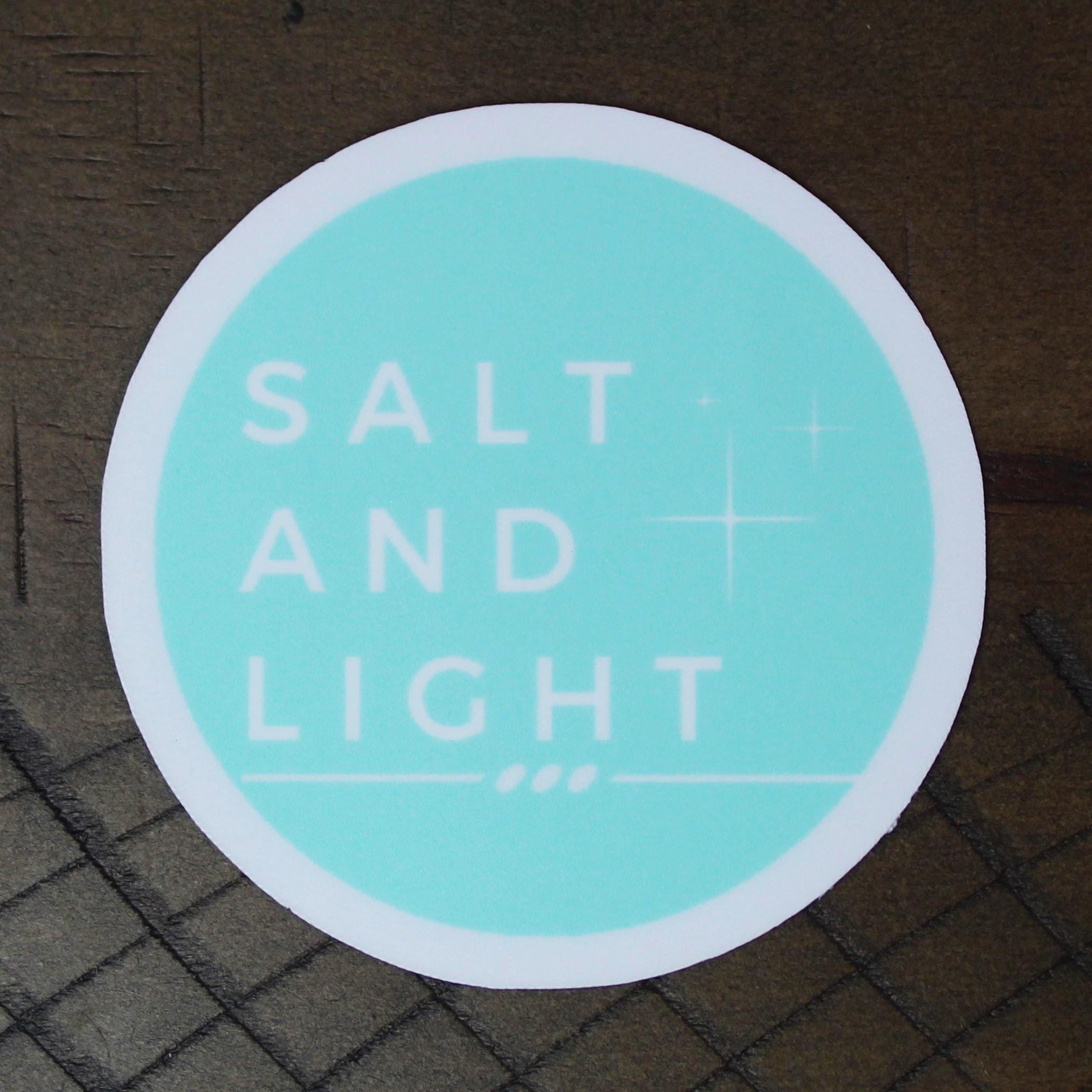 Salt & Light | Christian Laminated Vinyl Sticker/decal - Etsy