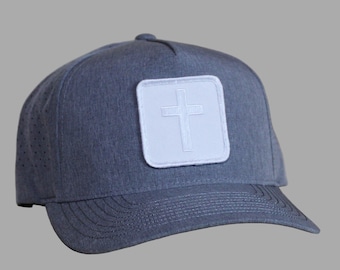 Whiteout Cross | Christian Dri-Fit Perforated Performance Hat