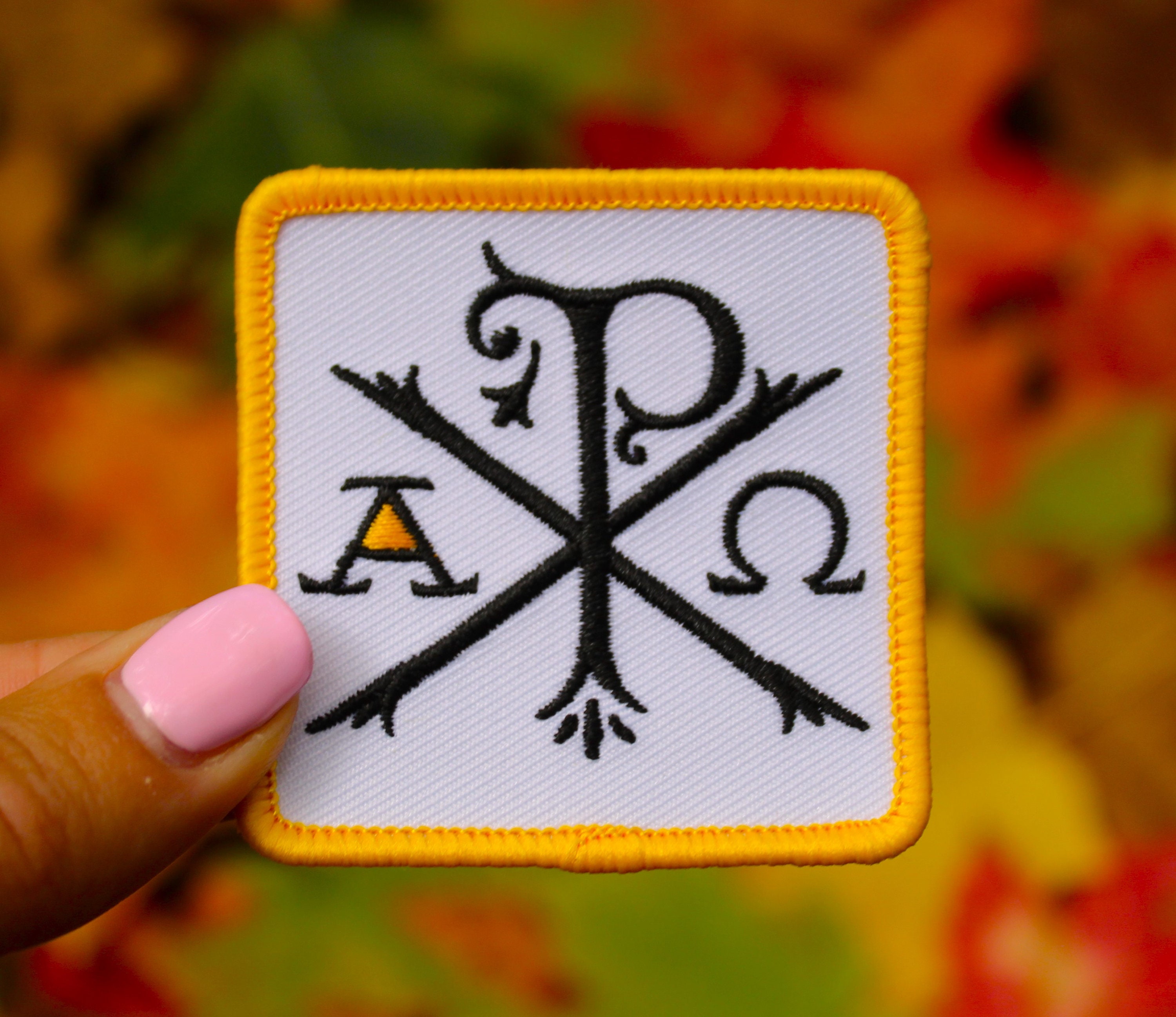 Chi-rho Christogram Alpha and Omega Christian Embroidered - Etsy