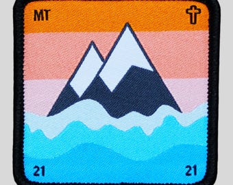 Faith to Move a Mountain | Christian Woven Patch