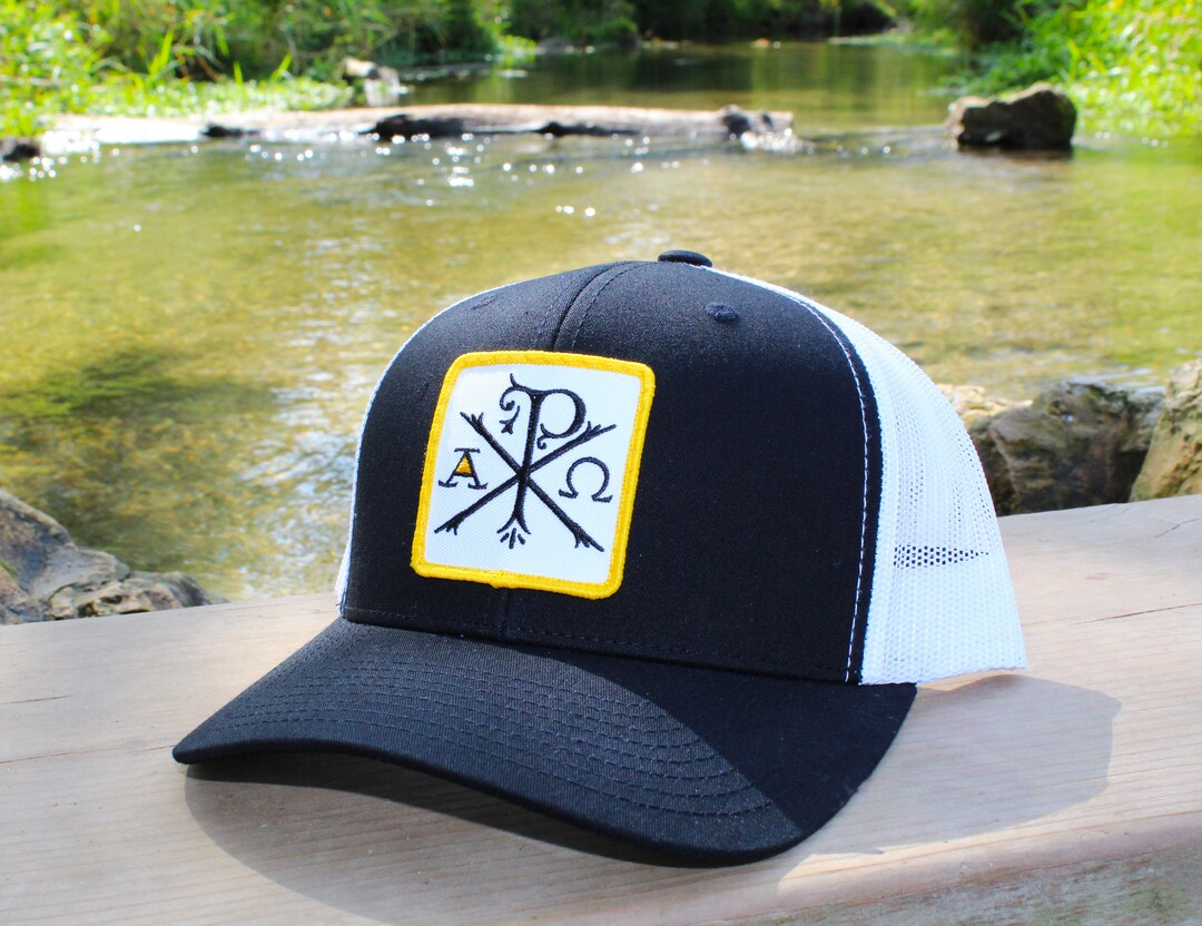 Chi-rho Christogram Alpha & Omega Christian Snapback Adjustable Hat - Etsy