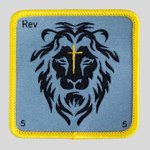 Lion of Judah - Revelation | Christian Woven Patch