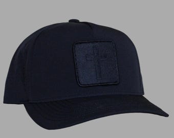 Blackout Cross | Christian Dri-Fit Perforated Performance Hat