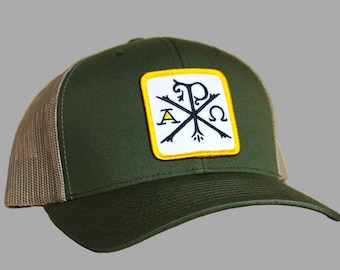 Chi-Rho Christogram - Alpha & Omega | Christian Snapback Adjustable Hat