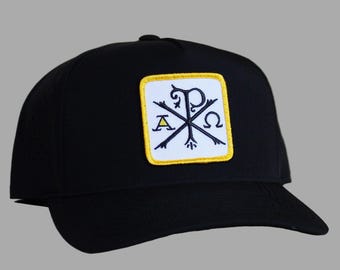 Chi-Rho Christogram - Alpha & Omega | Christian Dri-Fit Perforated Performance Hat